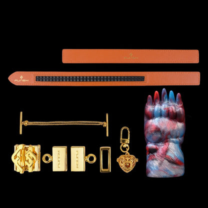 Ensemble de bâillon-balle Fantasy Bear Paw – Jouets sexuels à sangle en silicone colorés pour femmes