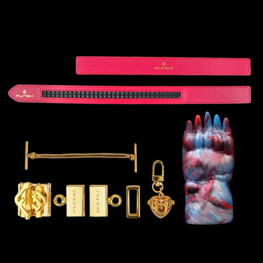 Fantasy Bear Paw Ball Gag Restraint Set – Colorful Silicone BDSM Strap-on Sex Toys for Women