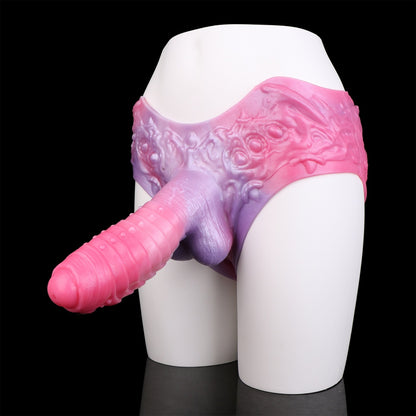 Fantasy Monster Silicone Sheath Underwear - Penis Extender for Enhanced Size and Performance