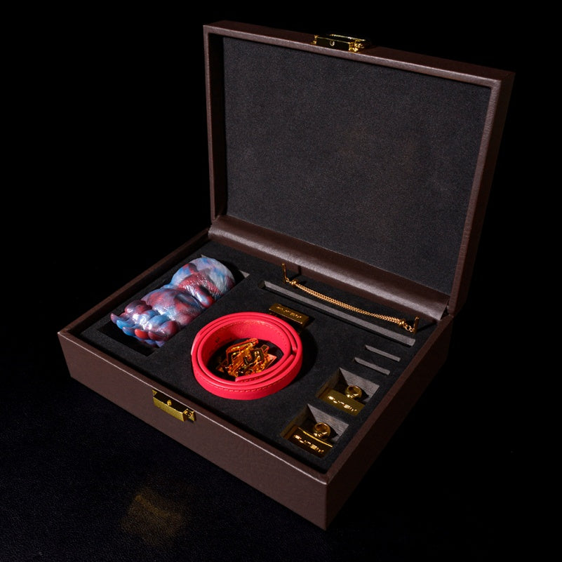 Ensemble de bâillon-balle Fantasy Bear Paw – Jouets sexuels à sangle en silicone colorés pour femmes