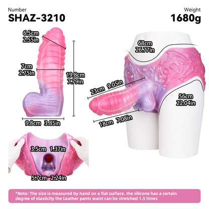 Fantasy Monster Silicone Sheath Underwear - Penis Extender for Enhanced Size and Performance