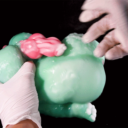 Godemiché et Pussy de poche en silicone fantaisie Monstre - Jouets sexuels 2-en-1 de masturbation pour couples