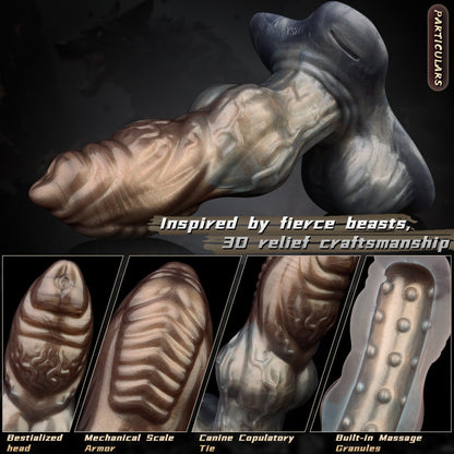 Monster Dog Silicone Penis Extender Sleeve - Girth Upgrade for Soft Cocks Sex Toys for Man