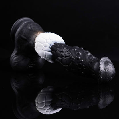 4-in-1 Stoßender Pferde-Dildo – Beheizter Vibrations-Monster-Schwanz mit Fernbedienung | Domlust