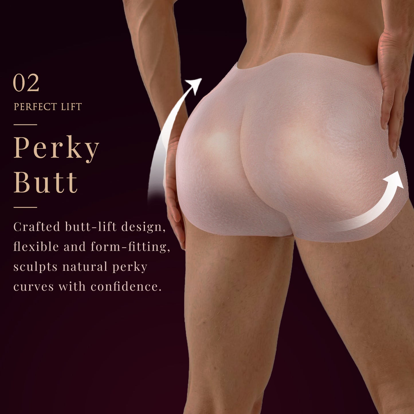 Platin-Silikon Realistische Pussy Panties mit einführbarer Vagina — Tragbarer Fake Vagina Slip für Feminierungs-Rollenspiele