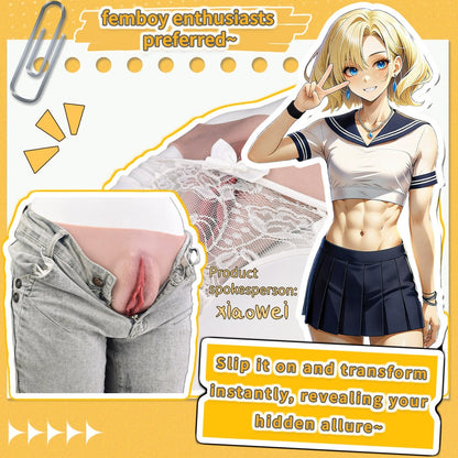 Realistic Silicone Pussy Pants – Wearable Fake Vagina Underwear for Femboys & Crossdressers