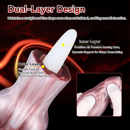 Fantasy Hundeknoten Aufblasbare Dildos – Dehnung & G-Punkt Stimulation Sexspielzeug