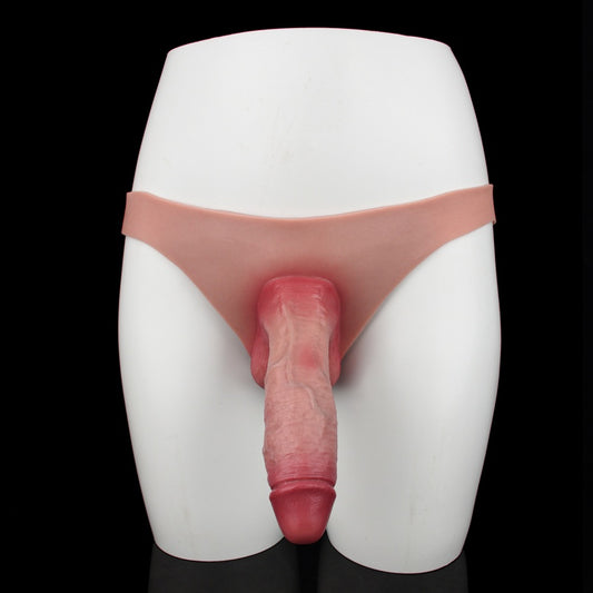 Flesh-like Silicone Cock Sleeve – Male Wearable Penis Enlargement Girth Device