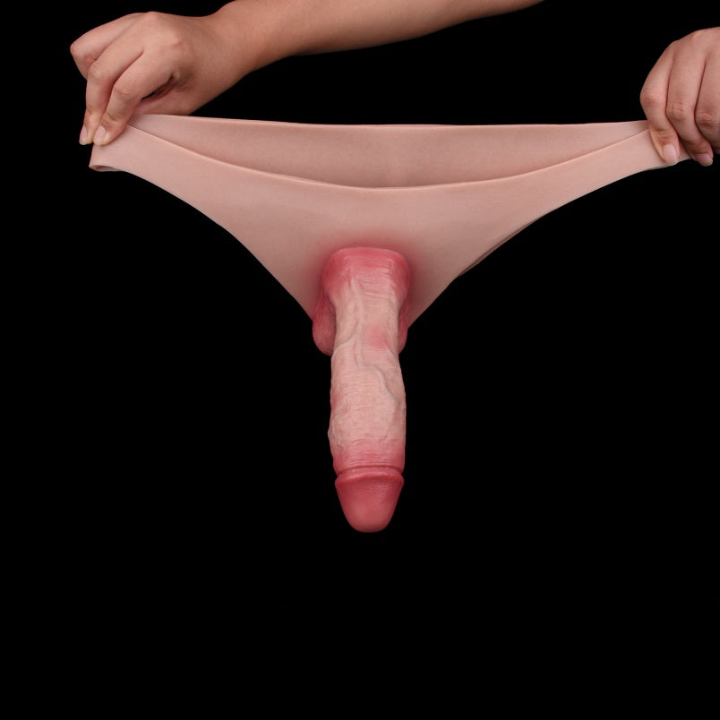 Flesh-like Silicone Cock Sleeve – Male Wearable Penis Enlargement Girth Device