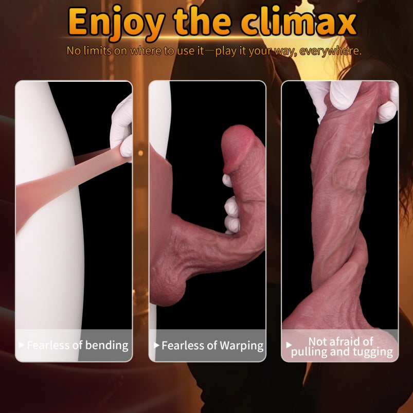 Manchon pénien réaliste en silicone, effet chair, fantaisie – Anneau pénien et agrandissement masculin de 17,8 cm