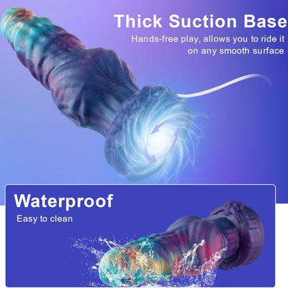 Expérience fantastique de verrouillage de godemiché à nœud monstrueux pour un gonflement vaginal et un massage orgasmique