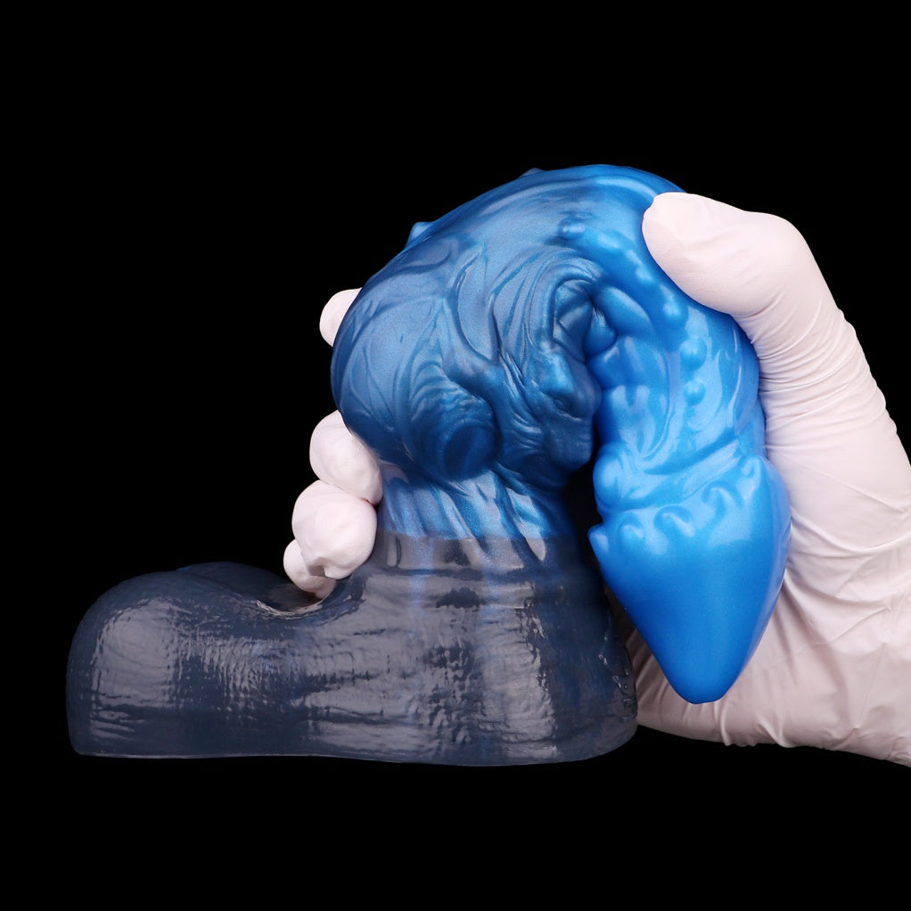 Sylva Draconis Dual-Layer Silicone Fantasy Dragon Dildo – Knotting G-Spot Massager with Suction Cup