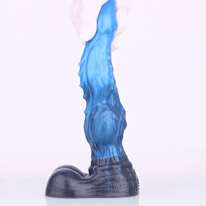 Sylva Draconis Dual-Layer Silicone Fantasy Dragon Dildo – Knotting G-Spot Massager with Suction Cup