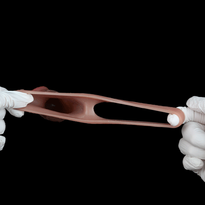 Manchon de pénis réaliste en silicone de 14,68 cm – Conception à couverture complète pour le contrôle de la sensibilité