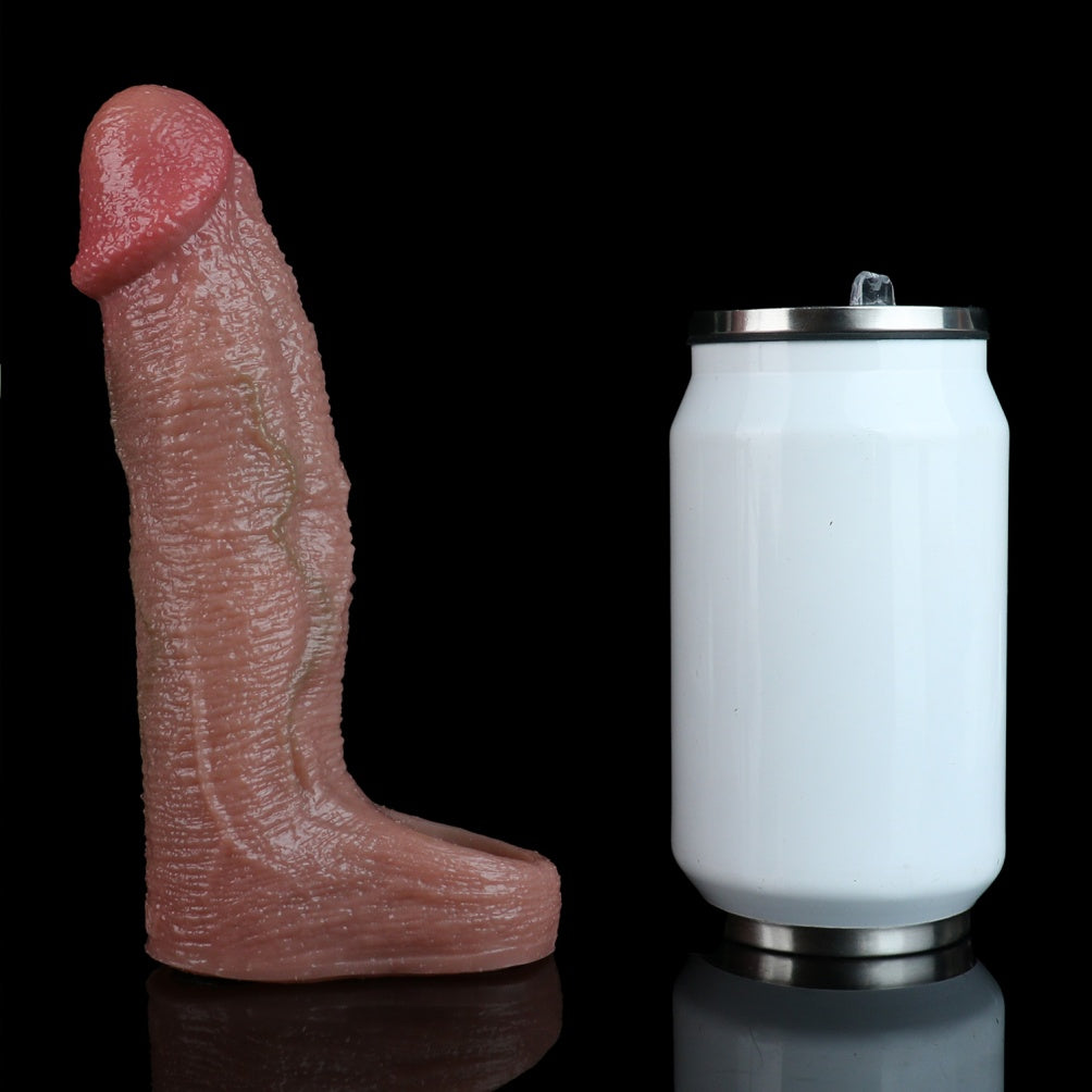 Manchon de pénis réaliste en silicone de 14,68 cm – Conception à couverture complète pour le contrôle de la sensibilité