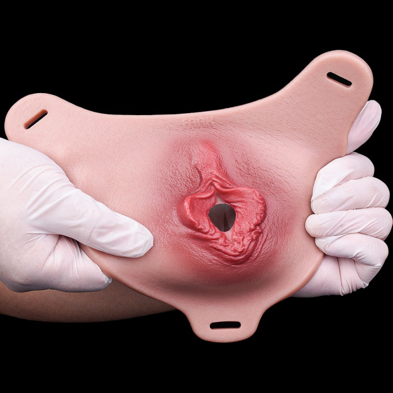 Fantasy Femboy Wearable Vagina Pants – Flesh-Like Realistic Silicone Sex Toy for Gay Lesbian