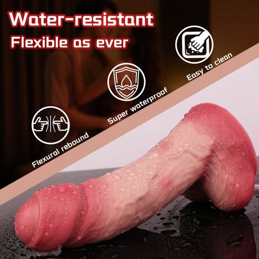 Fantasy Silicone Squirting Anal Dildo – Ideal for Women's Strap-On BDSM Sex Toy